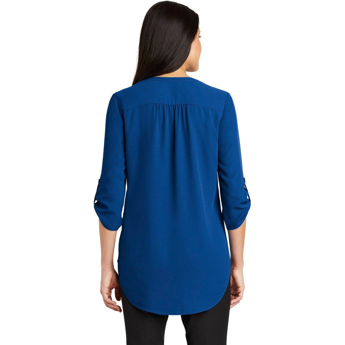 no-logo Port Authority Ladies 3/4-Sleeve Tunic Blouse-Regular-Port Authority-Thread Logic