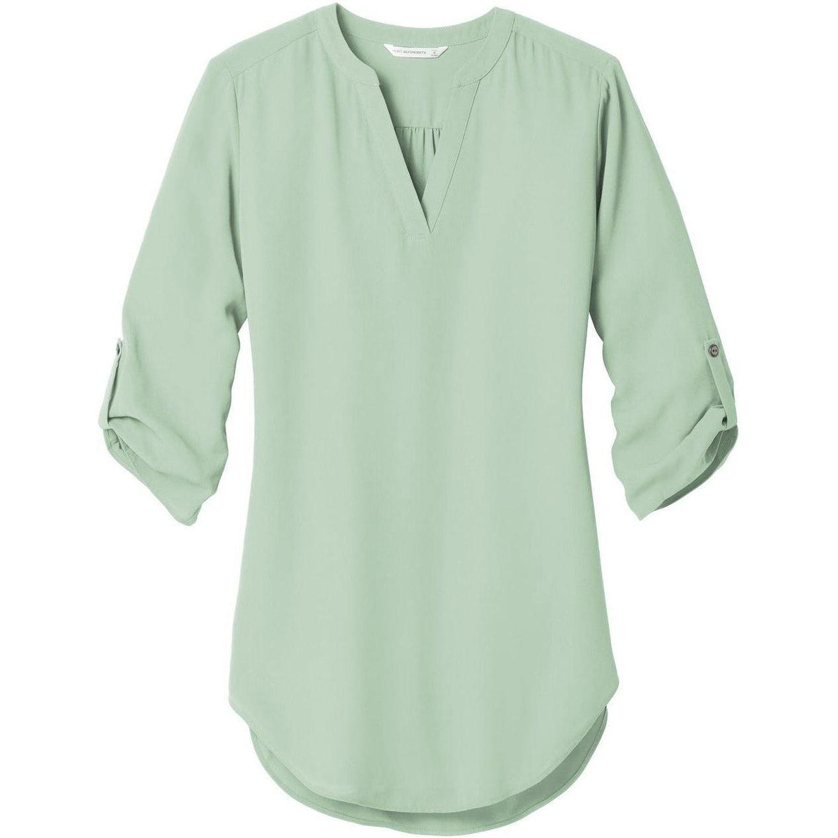 no-logo Port Authority Ladies 3/4-Sleeve Tunic Blouse