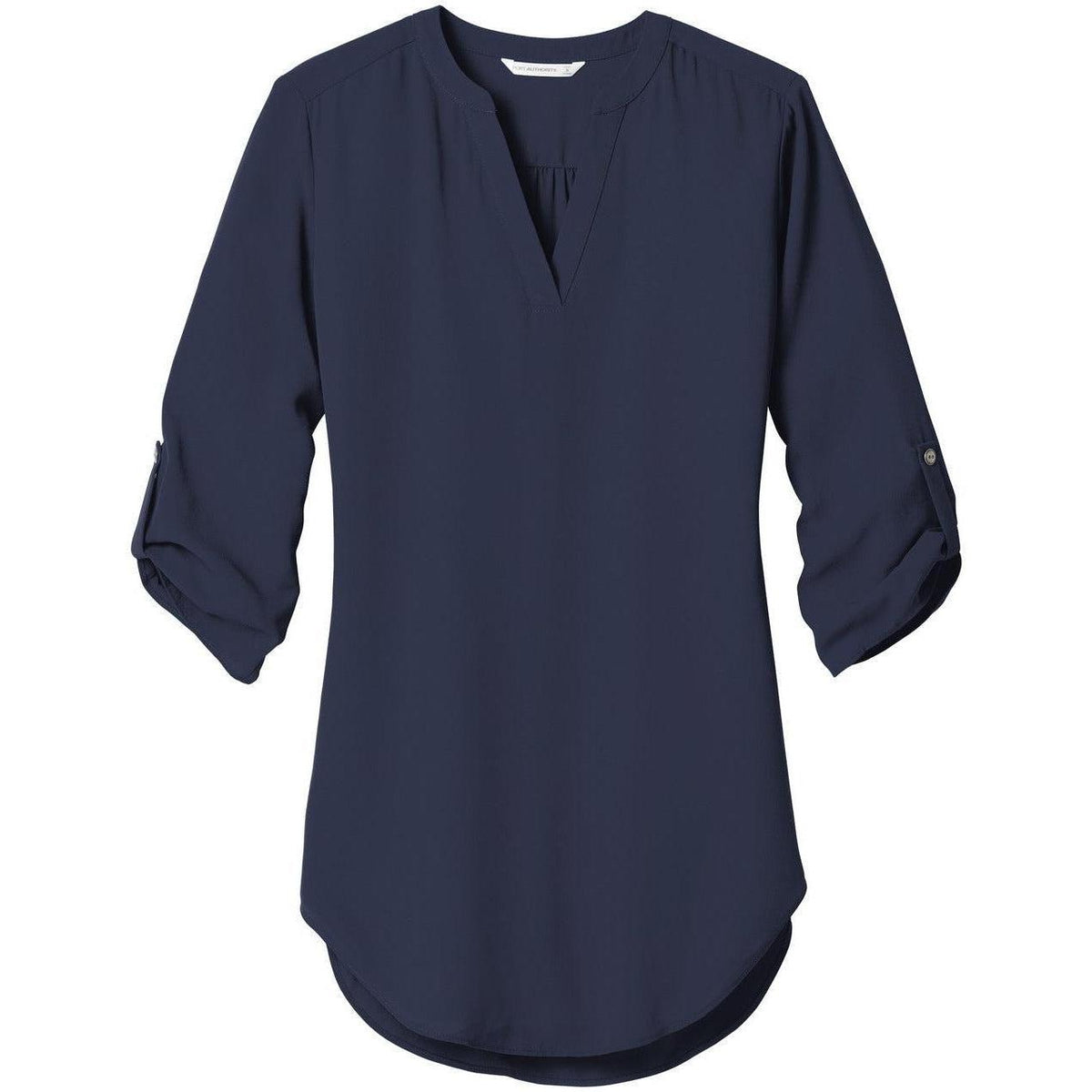 no-logo Port Authority Ladies 3/4-Sleeve Tunic Blouse