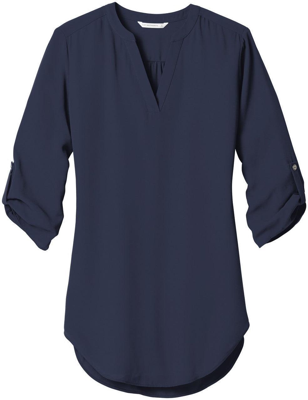 OUTLET-Port Authority Women's 3/4-Sleeve Tunic Blouse