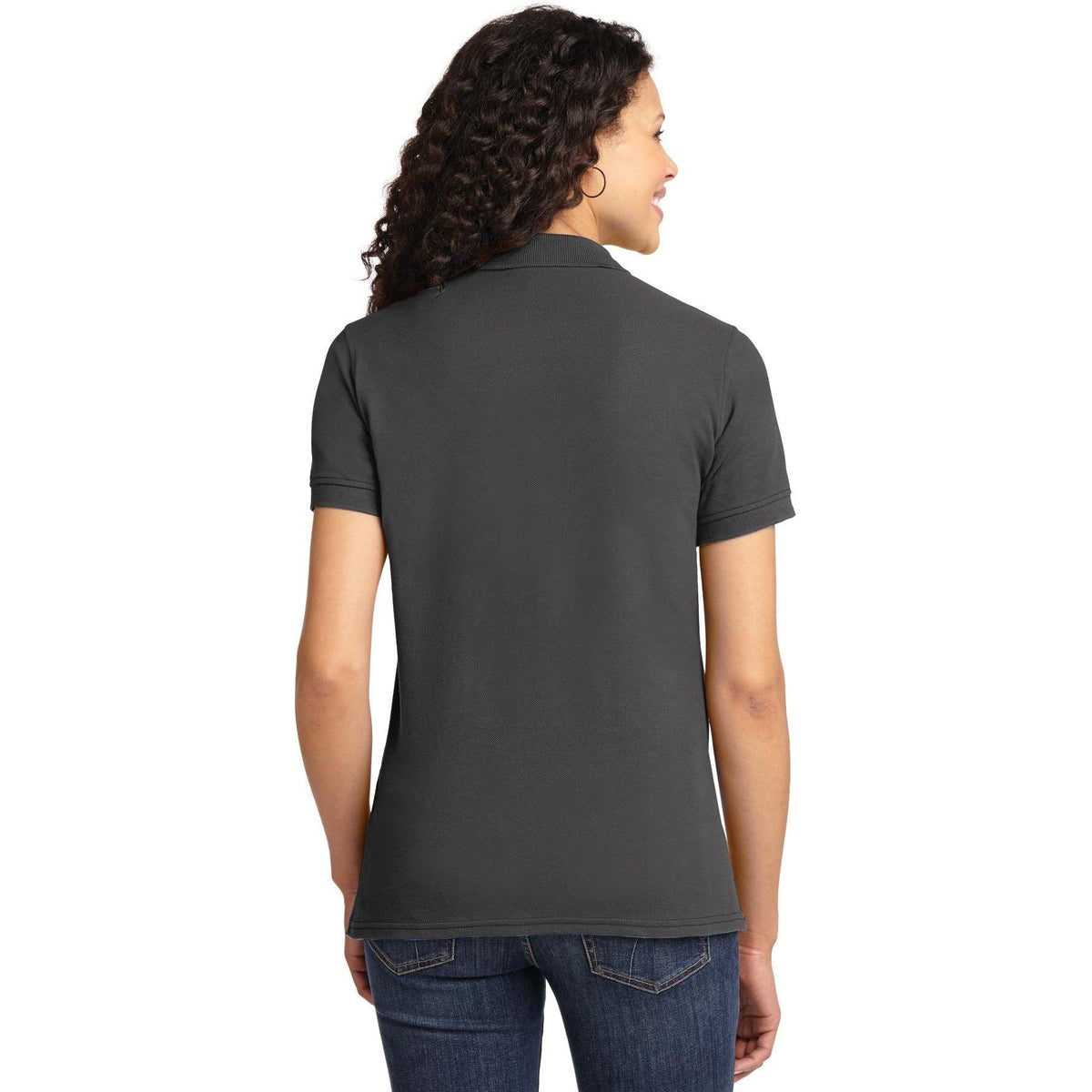 no-logo Port & Co Women's Core Blend Pique Polo-Regular-Port Authority-Thread Logic