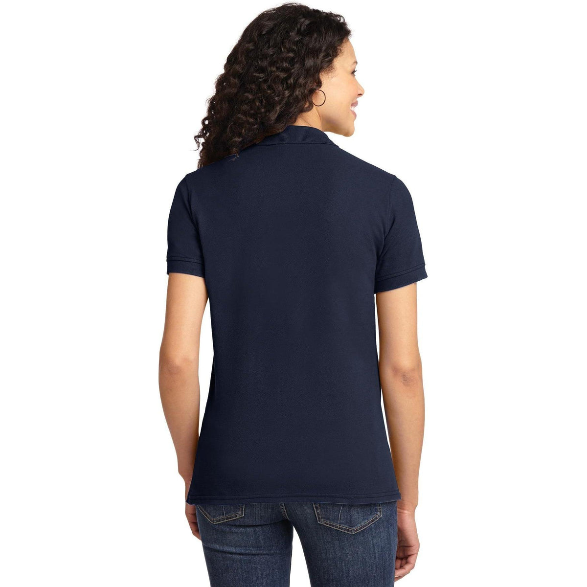 no-logo Port & Co Women's Core Blend Pique Polo-Regular-Port Authority-Thread Logic