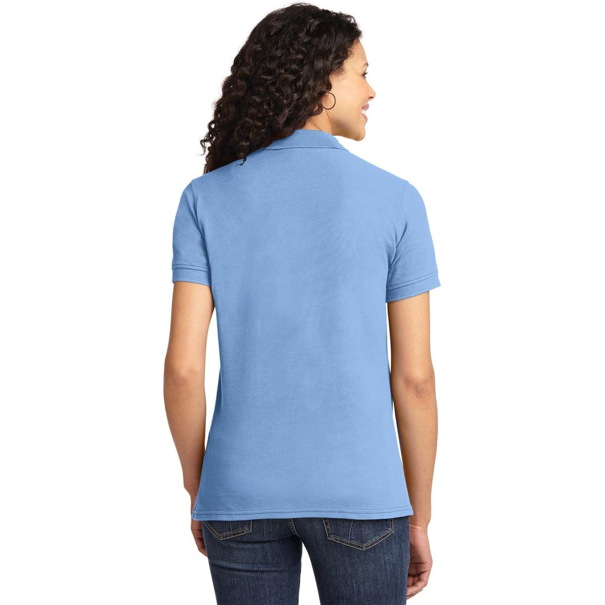 no-logo Port & Co Women's Core Blend Pique Polo-Regular-Port Authority-Thread Logic