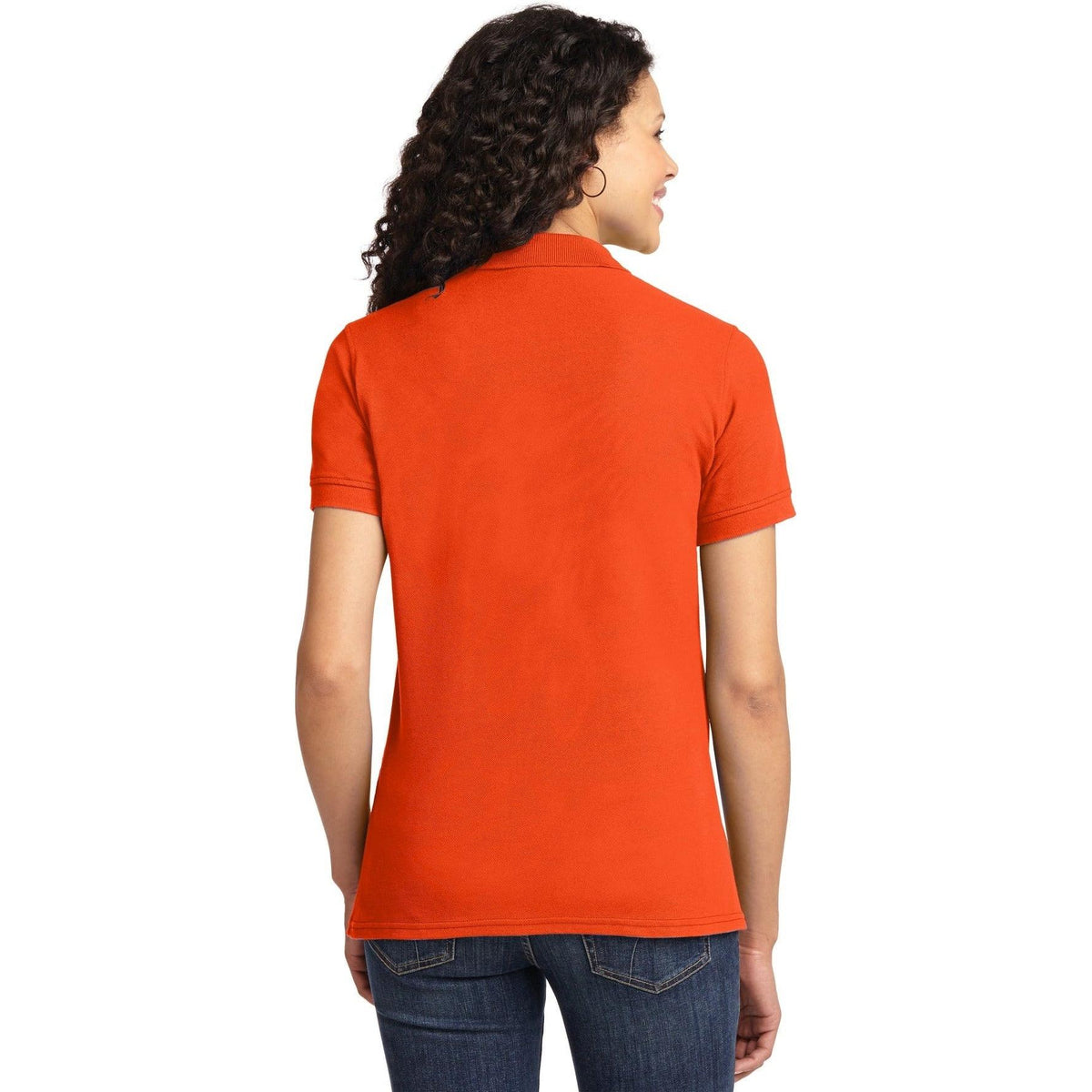 no-logo Port & Co Women's Core Blend Pique Polo-Regular-Port Authority-Thread Logic