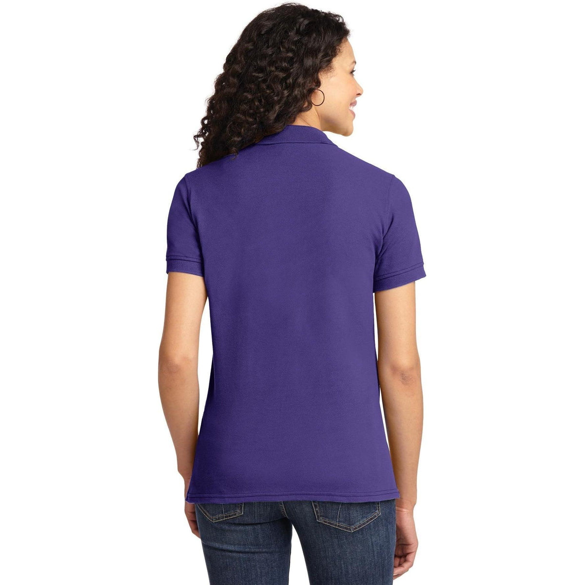 no-logo Port & Co Women's Core Blend Pique Polo-Regular-Port Authority-Thread Logic