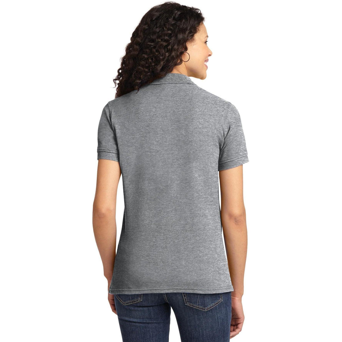 no-logo Port & Co Women's Core Blend Pique Polo-Regular-Port Authority-Thread Logic
