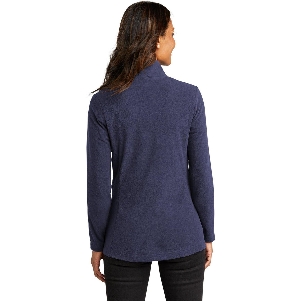 no-logo Port Authority Ladies Accord Microfleece Jacket-Regular-Port Authority-Thread Logic