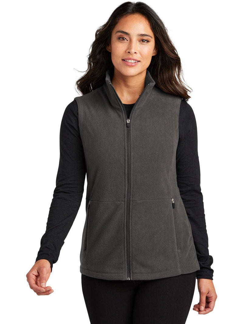 no-logo Port Authority Ladies Accord Microfleece Vest-Regular-Port Authority-Thread Logic