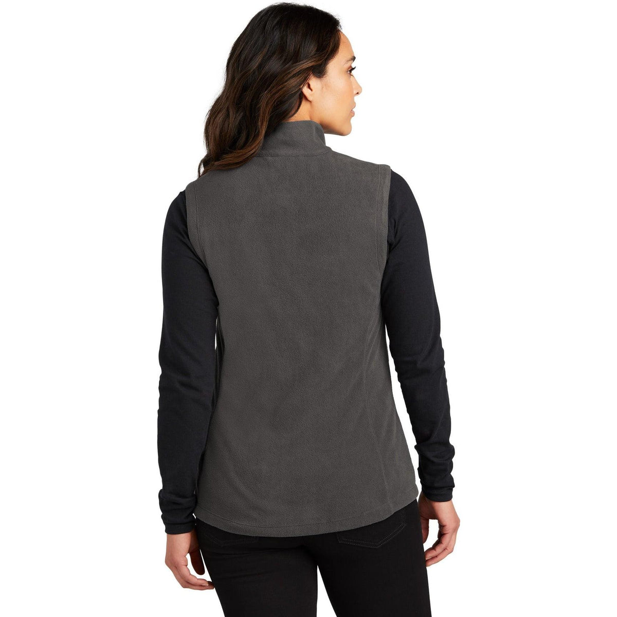 no-logo Port Authority Ladies Accord Microfleece Vest-Regular-Port Authority-Thread Logic