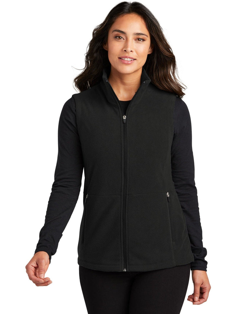 no-logo Port Authority Ladies Accord Microfleece Vest-Regular-Port Authority-Thread Logic