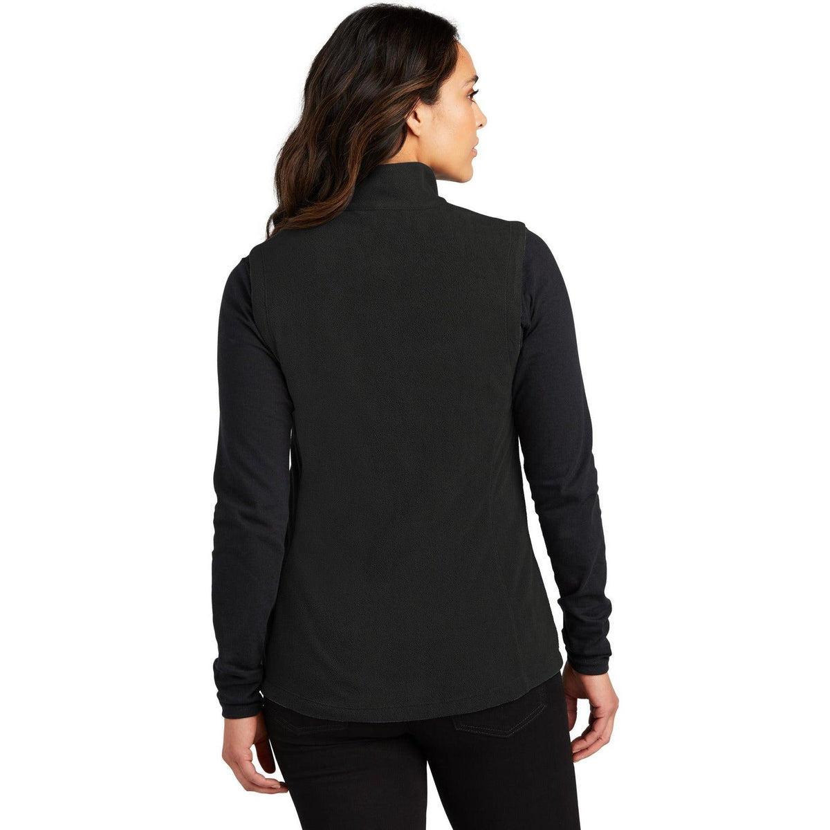 no-logo Port Authority Ladies Accord Microfleece Vest-Regular-Port Authority-Thread Logic