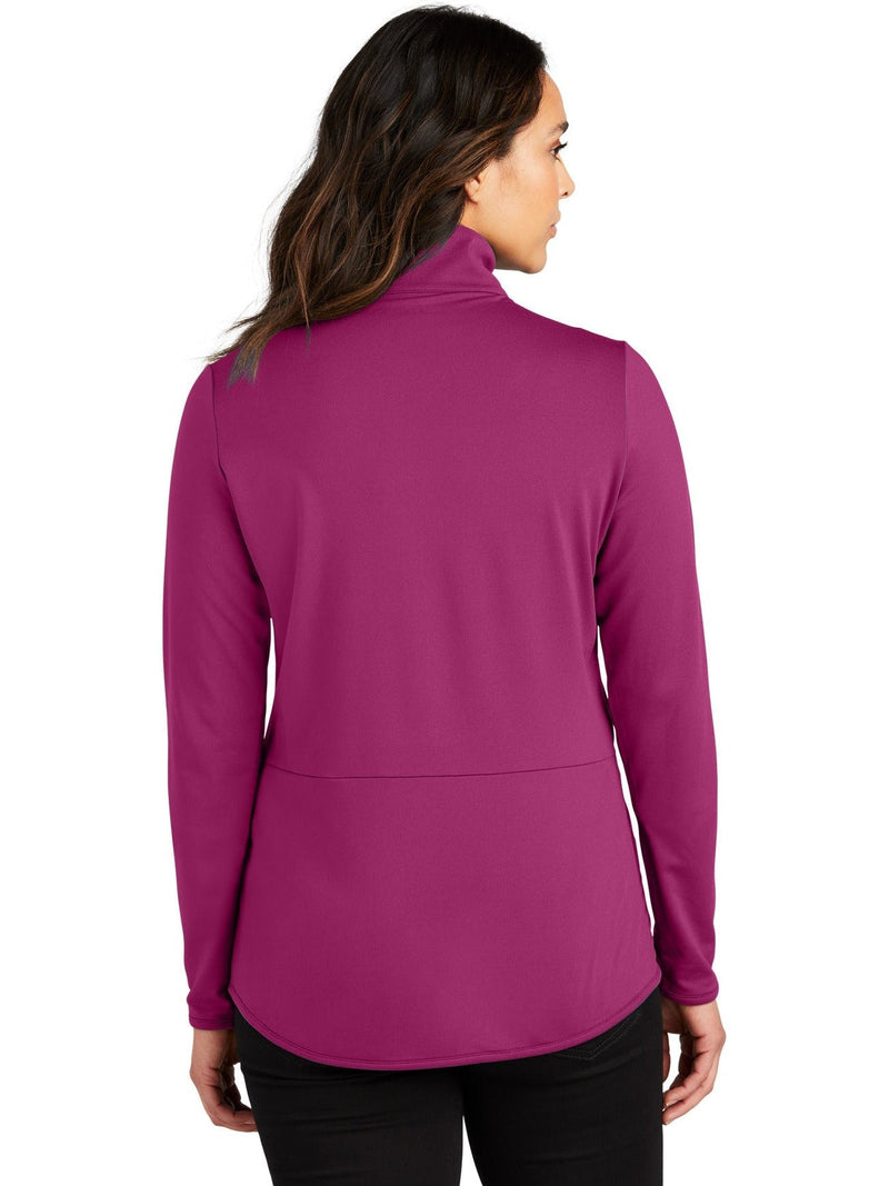 no-logo Port Authority Ladies Accord Stretch Fleece Full-Zip-Regular-Port Authority-Thread Logic