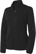 Port Authority Ladies Active Lightweight Soft Shell Jacket-Regular-Port Authority-Deep Black-XS-Thread Logic