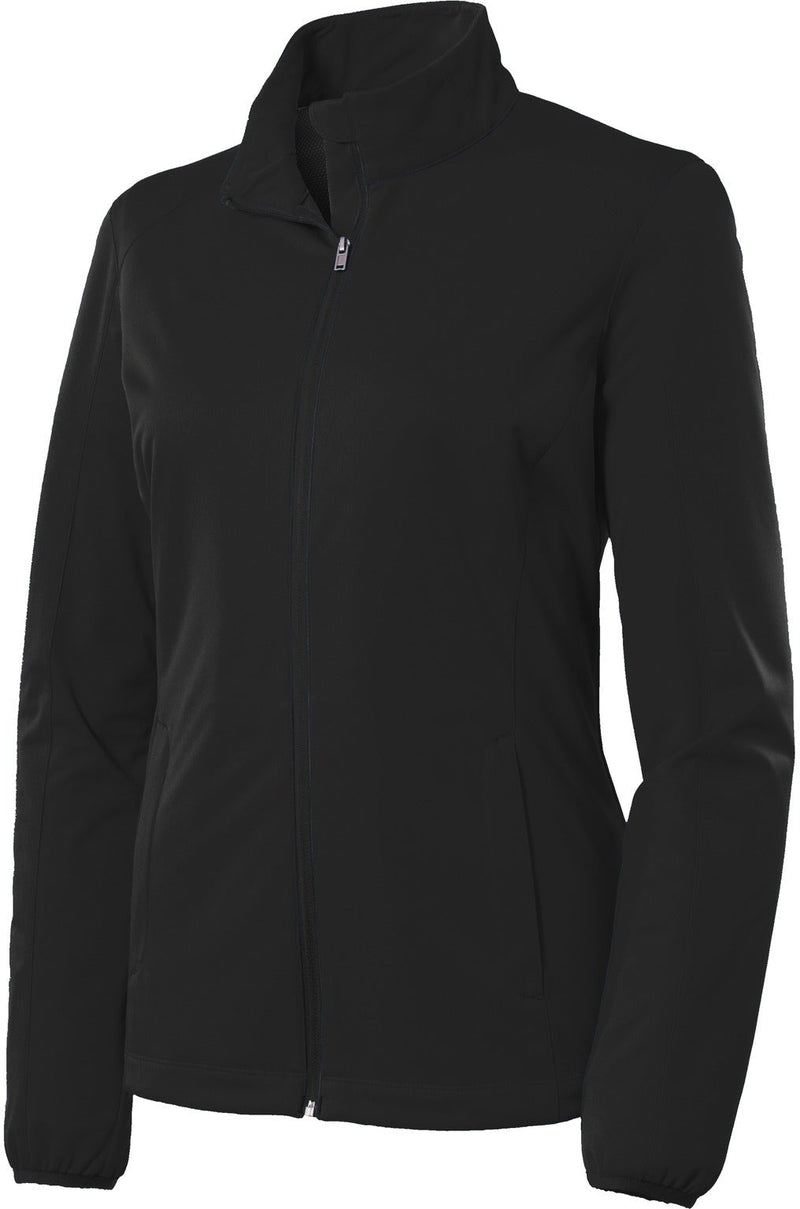 Port Authority Ladies Active Lightweight Soft Shell Jacket-Regular-Port Authority-Deep Black-XS-Thread Logic