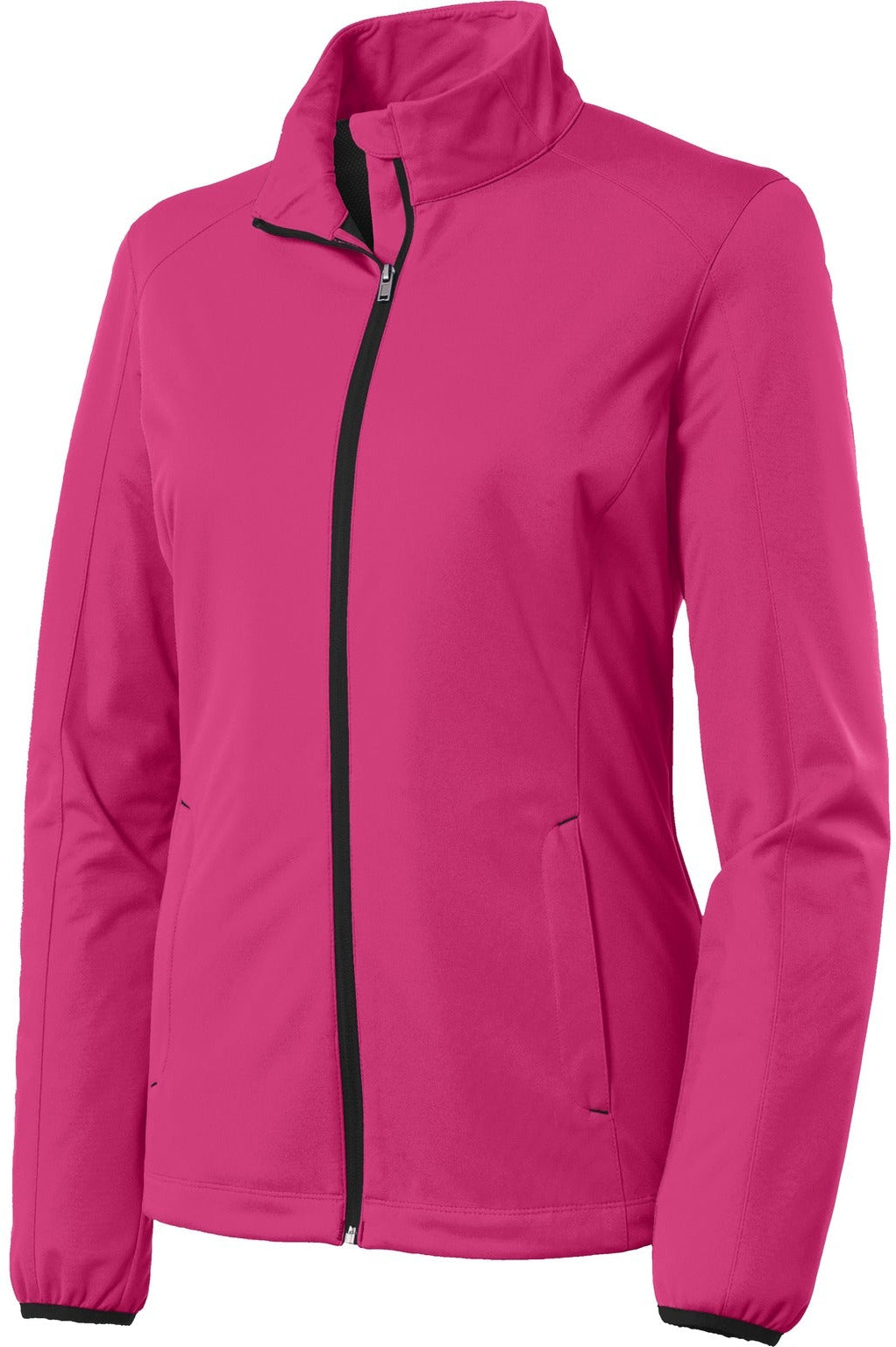 Port Authority Ladies Active Lightweight Soft Shell Jacket-Regular-Port Authority-Pink Azalea-XS-Thread Logic