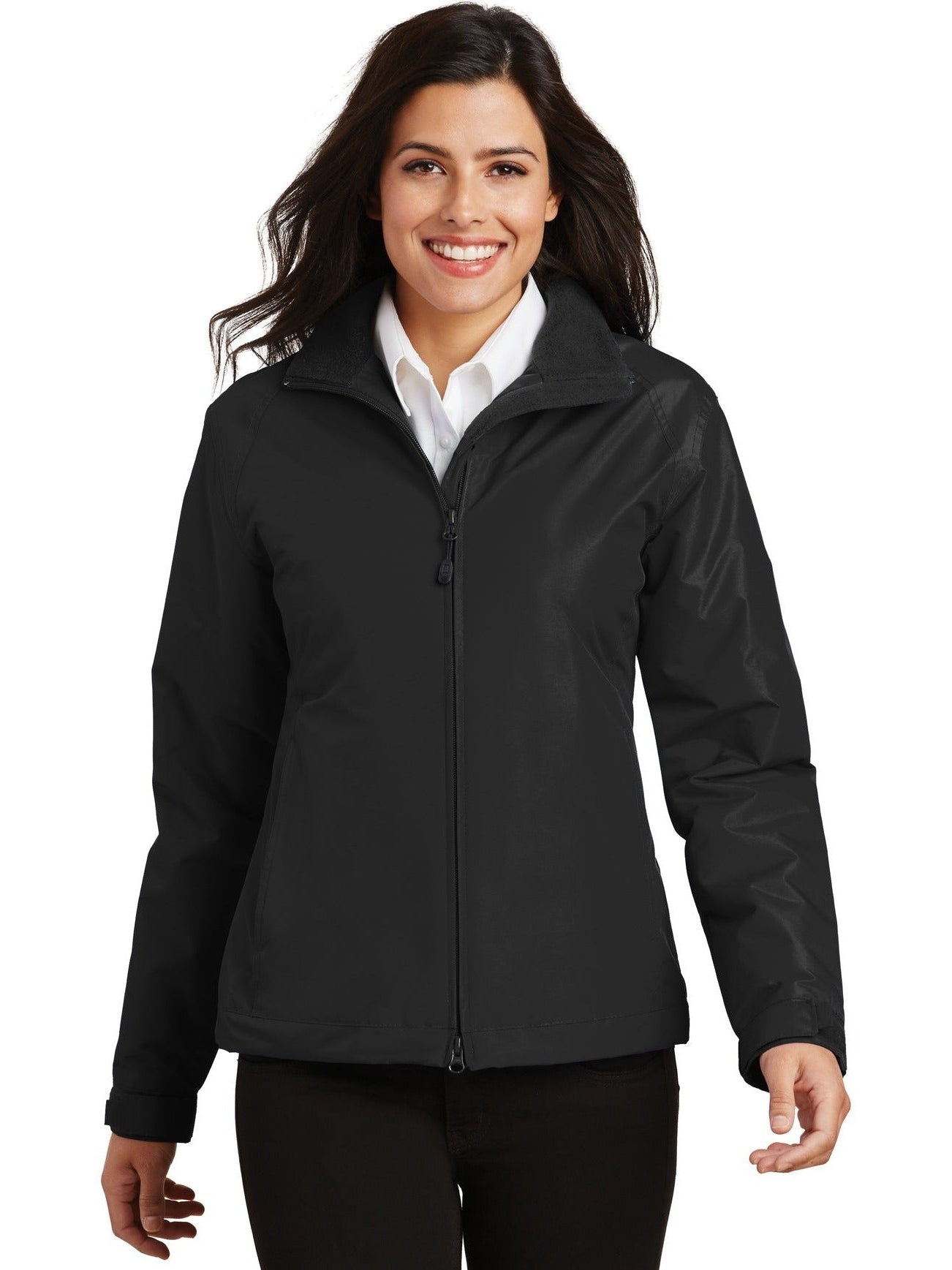 Port Authority Ladies Challenger Jacket-Regular-Port Authority-True Black/True Black-XS-Thread Logic