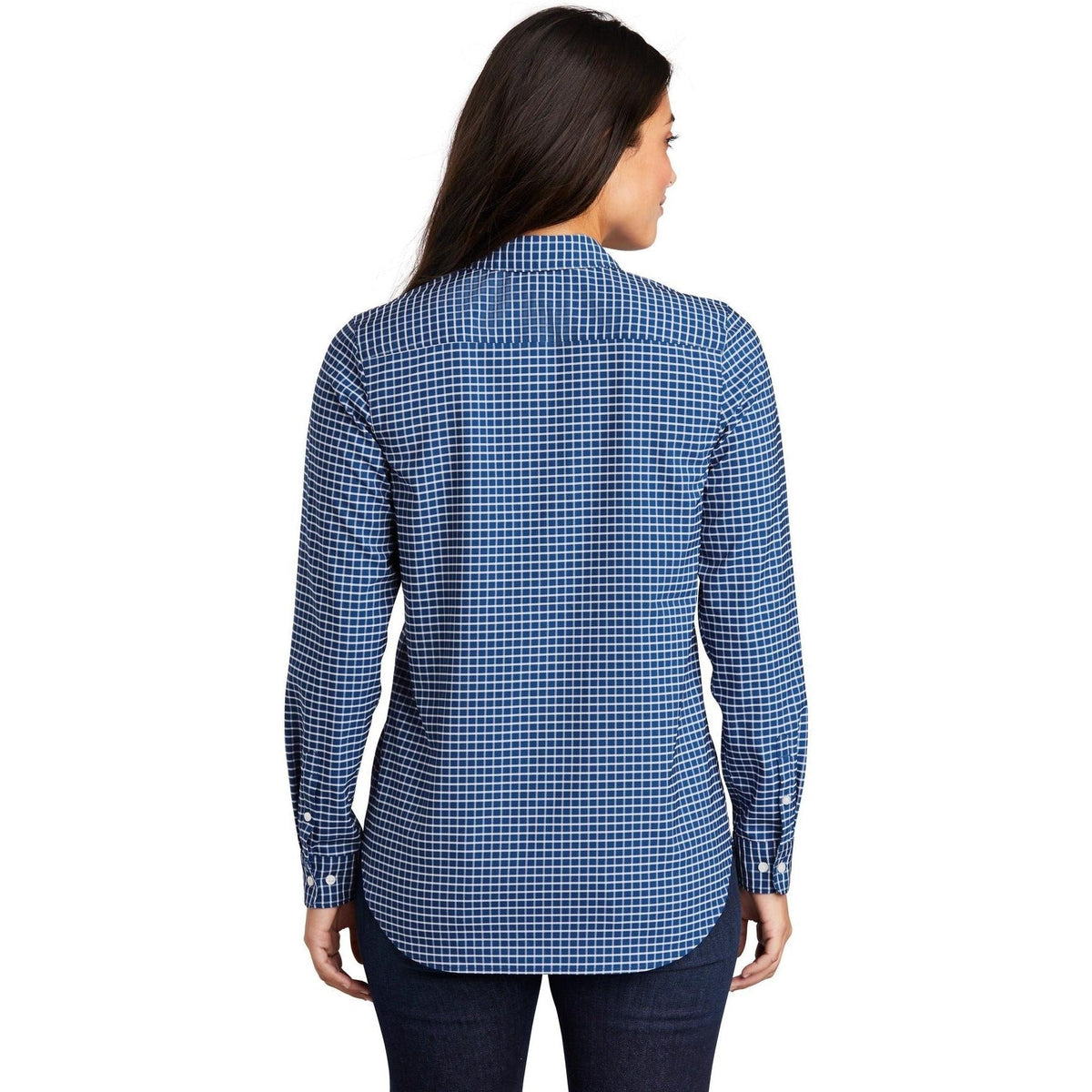 no-logo Port Authority Women's City Stretch Tunic-Dress Shirts-Port Authority-Thread Logic