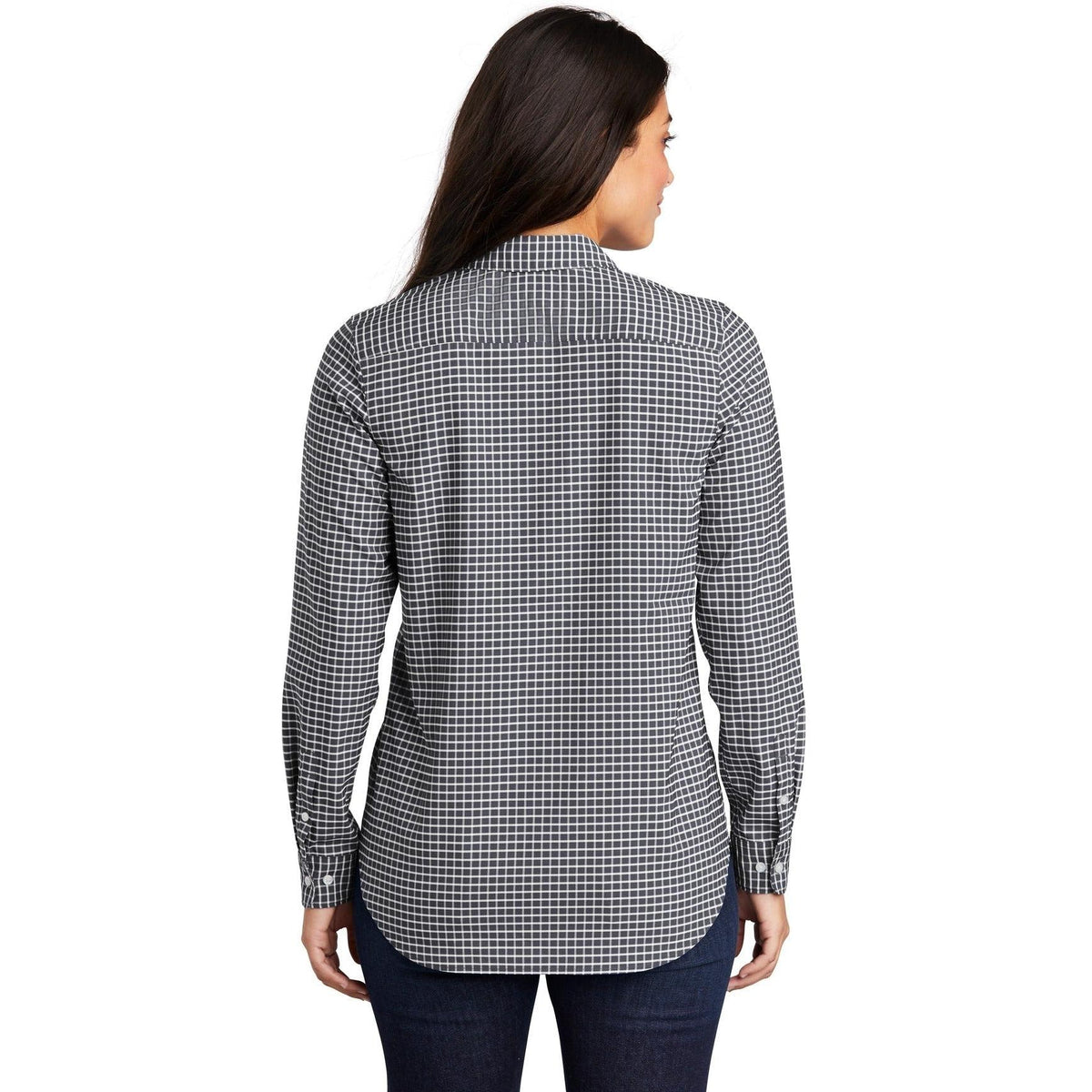 no-logo Port Authority Women's City Stretch Tunic-Dress Shirts-Port Authority-Thread Logic