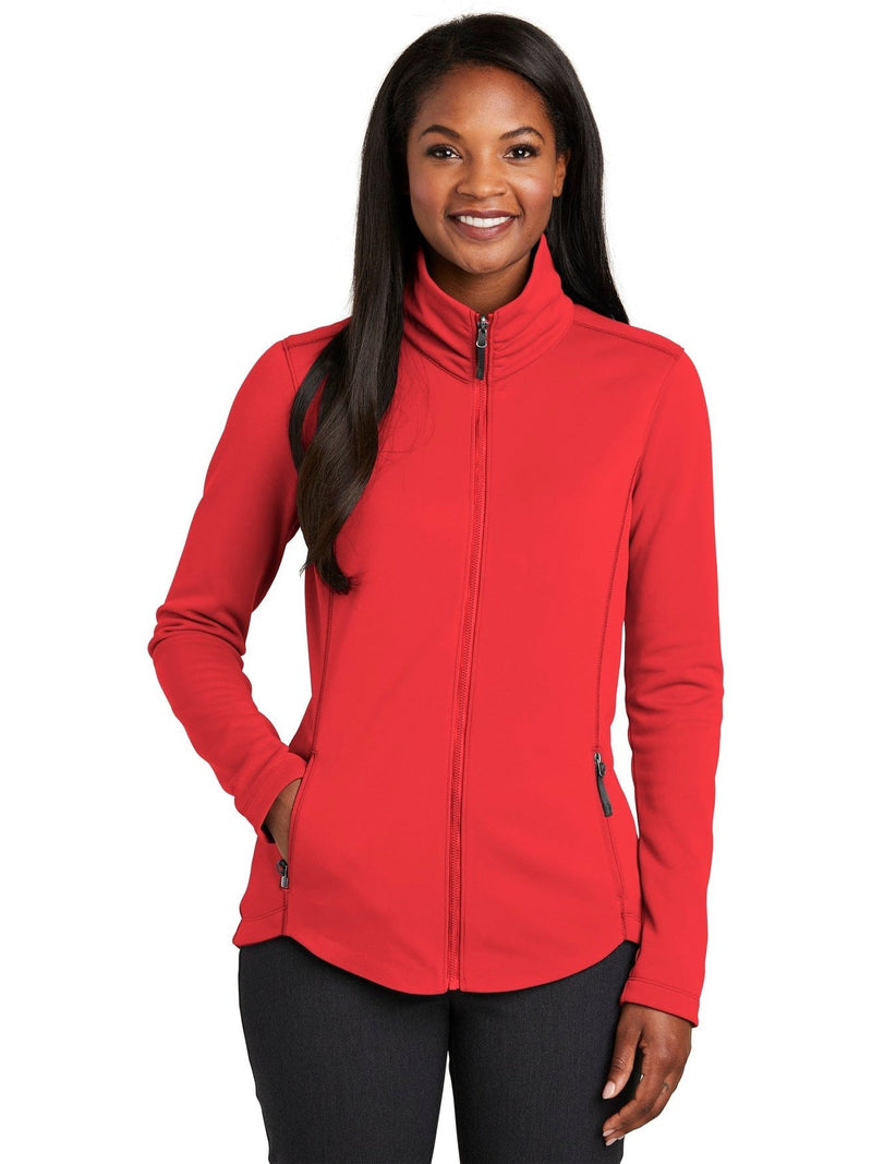 no-logo Port Authority Ladies Collective Smooth Fleece Jacket-Regular-Port Authority-Thread Logic