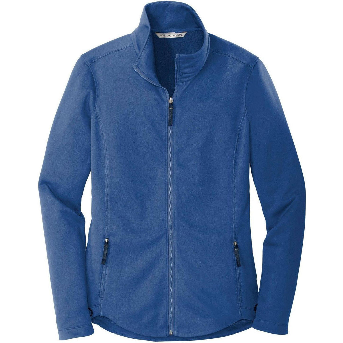 no-logo Port Authority Women's Collective Smooth Fleece Jacket-Regular-Port Authority-Night Sky Blue-XS-Thread Logic