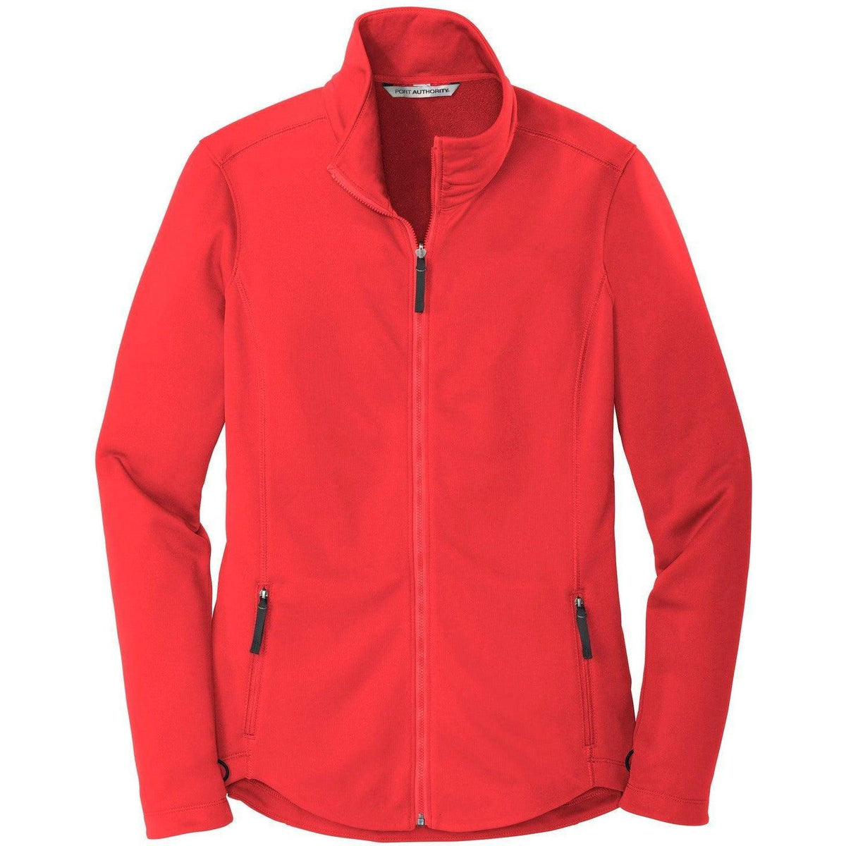 no-logo Port Authority Women's Collective Smooth Fleece Jacket-Regular-Port Authority-Red Pepper-XS-Thread Logic