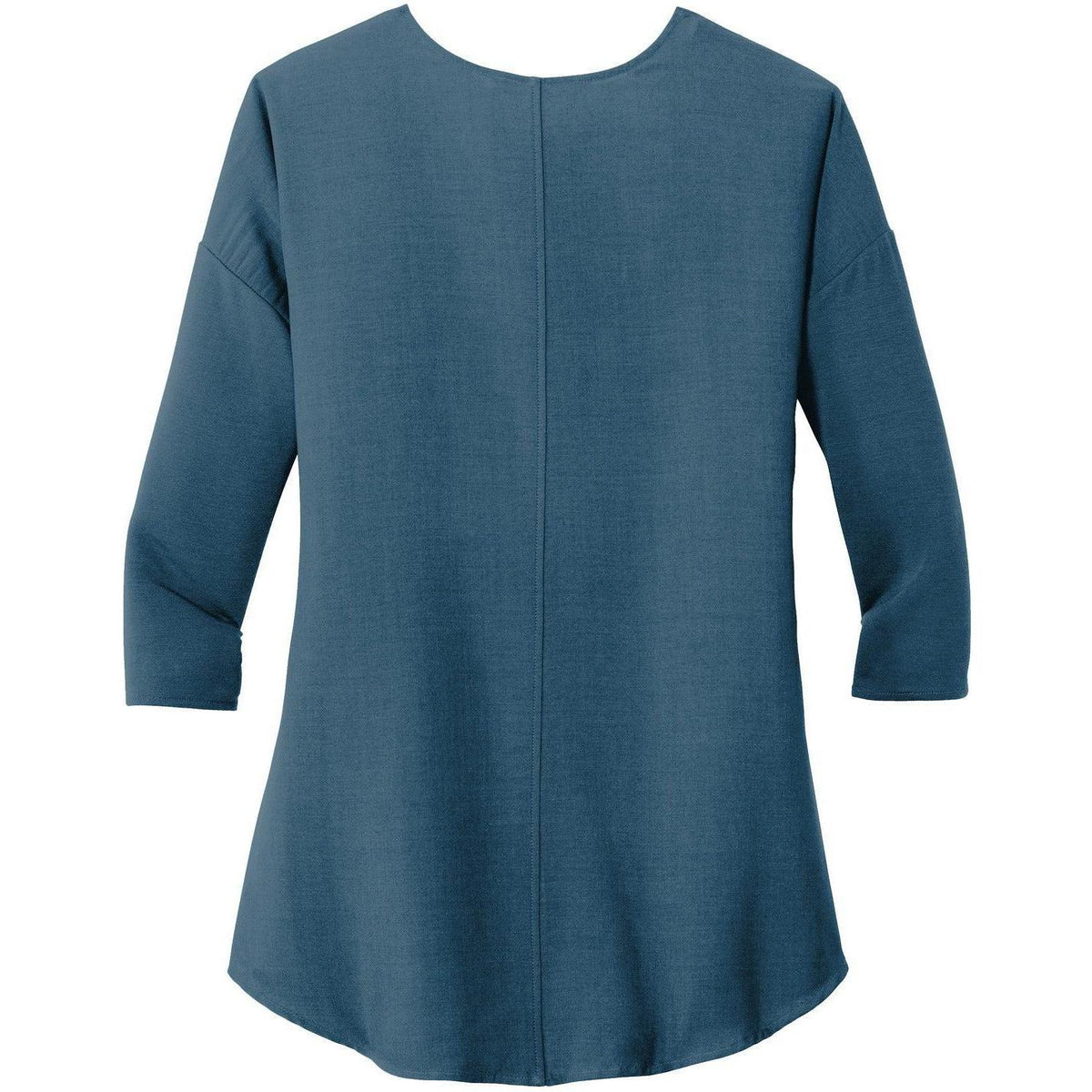 no-logo Port Authority Women's Concept 3/4-Sleeve Soft Split Neck Top-Active-Port Authority-Thread Logic