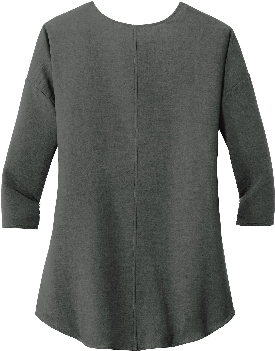 no-logo Port Authority Ladies Concept 3/4-Sleeve Soft Split Neck Top-Regular-Port Authority-Thread Logic