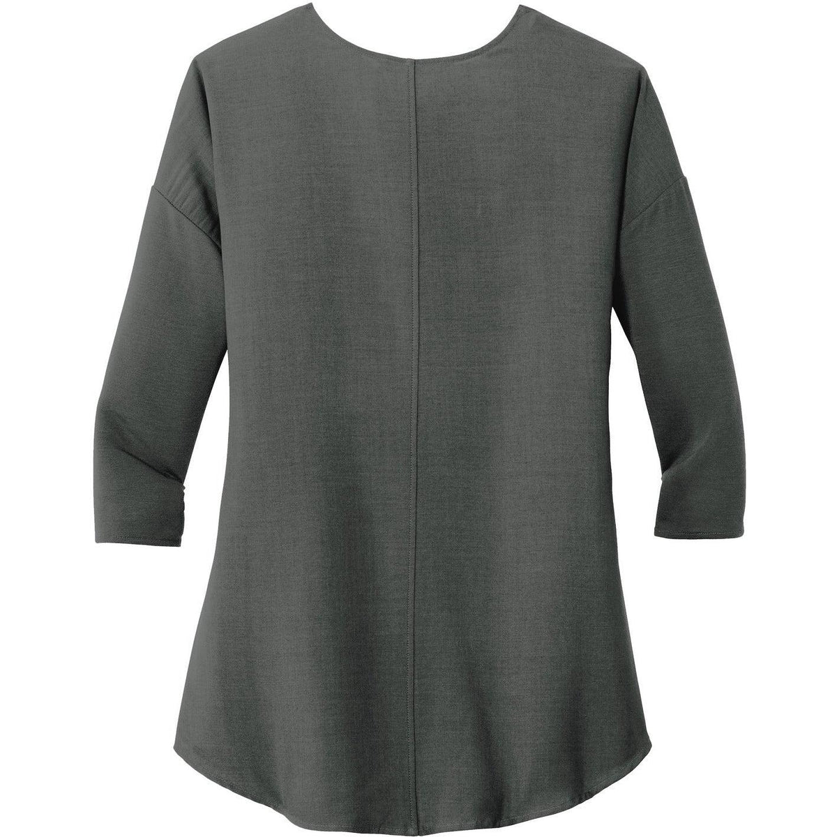 no-logo Port Authority Women's Concept 3/4-Sleeve Soft Split Neck Top-Active-Port Authority-Thread Logic