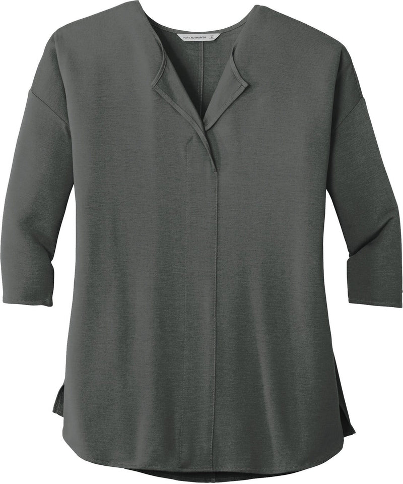 Port Authority ® Ladies Concept 3/4-Sleeve Soft Split Neck Top