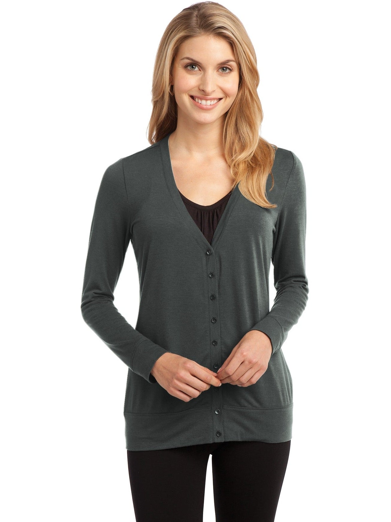 no-logo Port Authority Ladies Concept Cardigan-Regular-Port Authority-Thread Logic