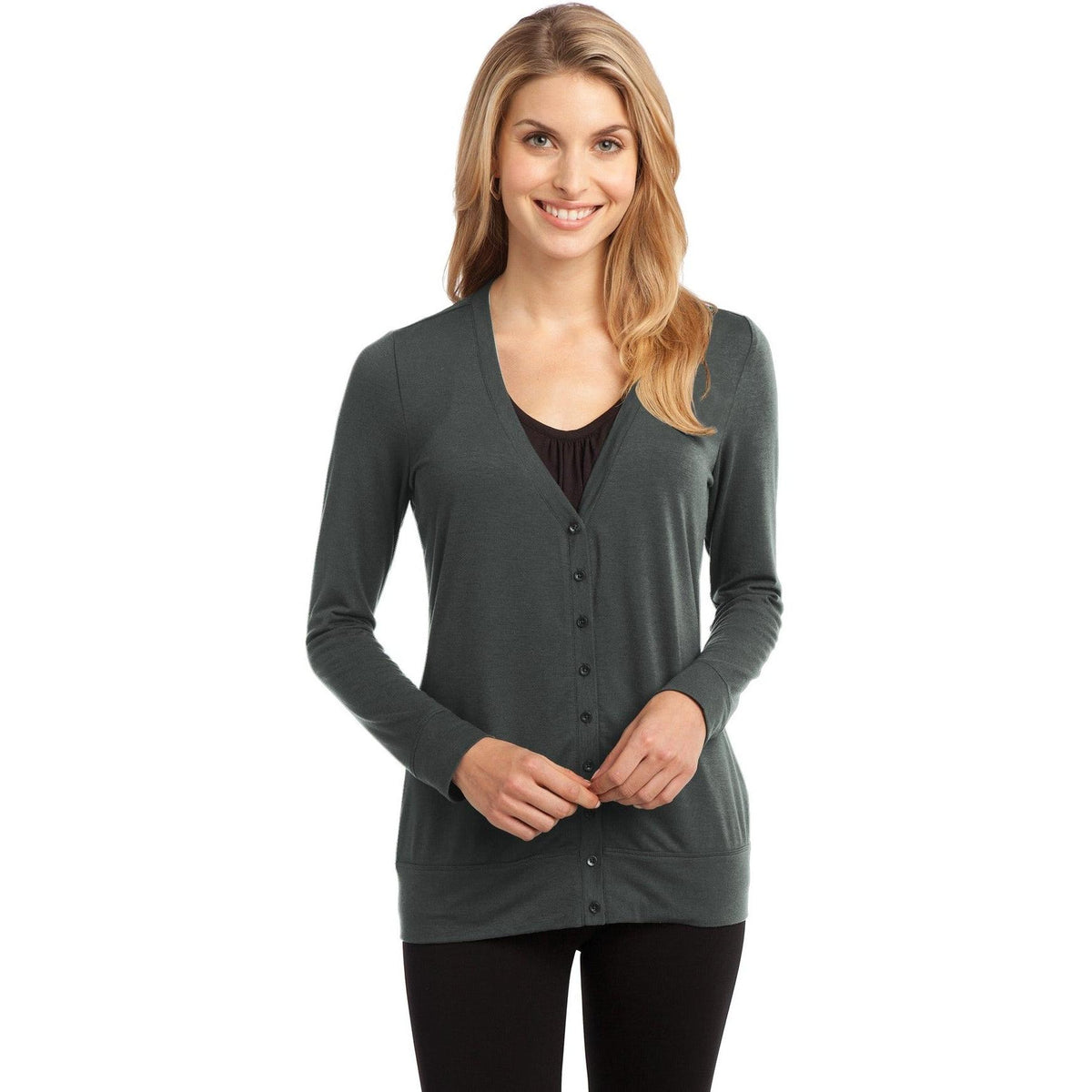 no-logo Port Authority Women's Concept Cardigan-Sweaters-Port Authority-Thread Logic