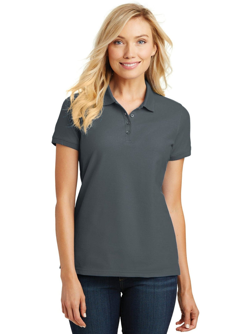 no-logo Port Authority Ladies Core Classic Pique Polo-Regular-Port Authority-Thread Logic