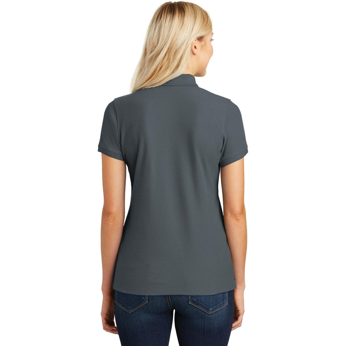 no-logo Port Authority Women's Core Classic Pique Polo-Regular-Port Authority-Thread Logic