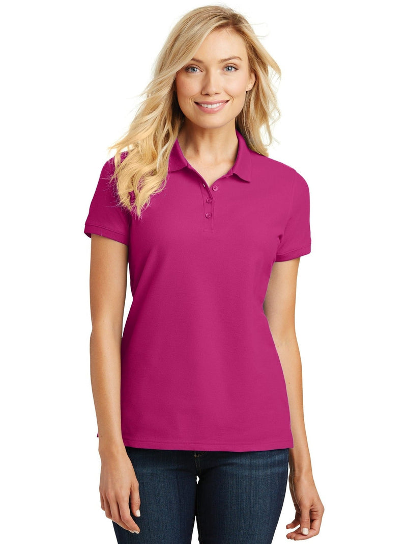 no-logo Port Authority Ladies Core Classic Pique Polo-Regular-Port Authority-Thread Logic