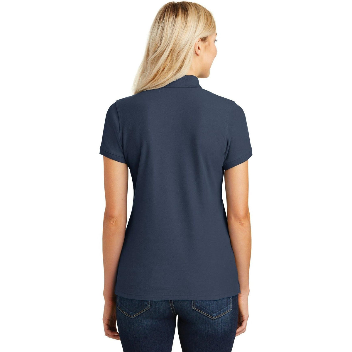no-logo Port Authority Women's Core Classic Pique Polo-Regular-Port Authority-Thread Logic
