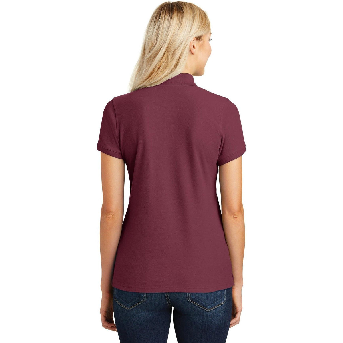 no-logo Port Authority Women's Core Classic Pique Polo-Regular-Port Authority-Thread Logic