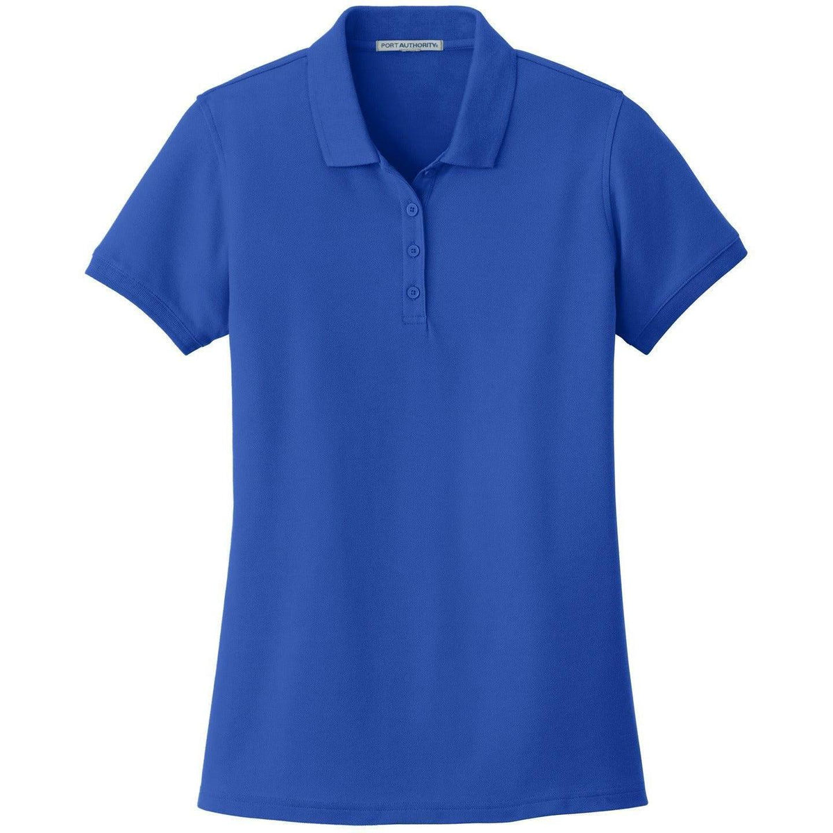 no-logo Port Authority Women's Core Classic Pique Polo-Regular-Port Authority-True Royal-XS-Thread Logic