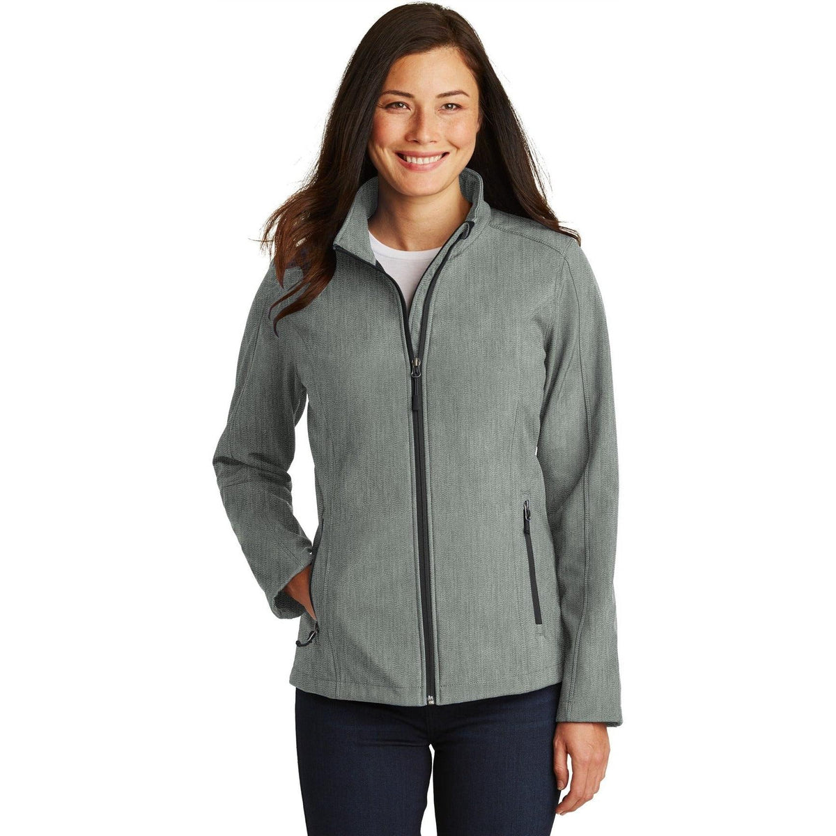 no-logo Port Authority Women's Core Soft Shell Jacket-Regular-Port Authority-Thread Logic