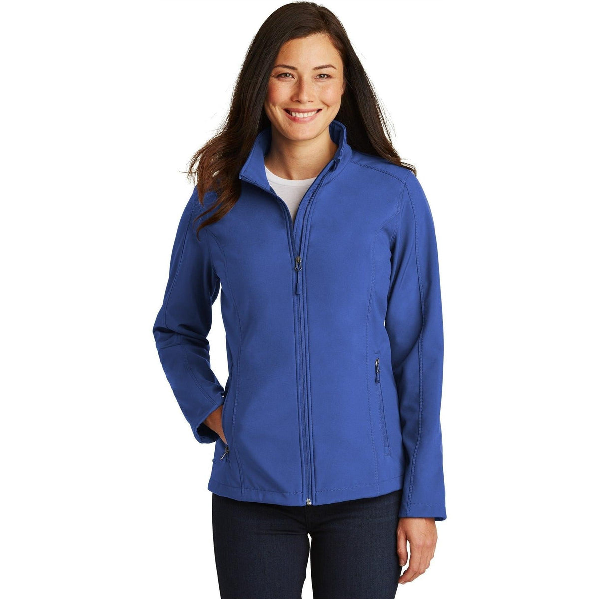 no-logo Port Authority Women's Core Soft Shell Jacket-Regular-Port Authority-Thread Logic