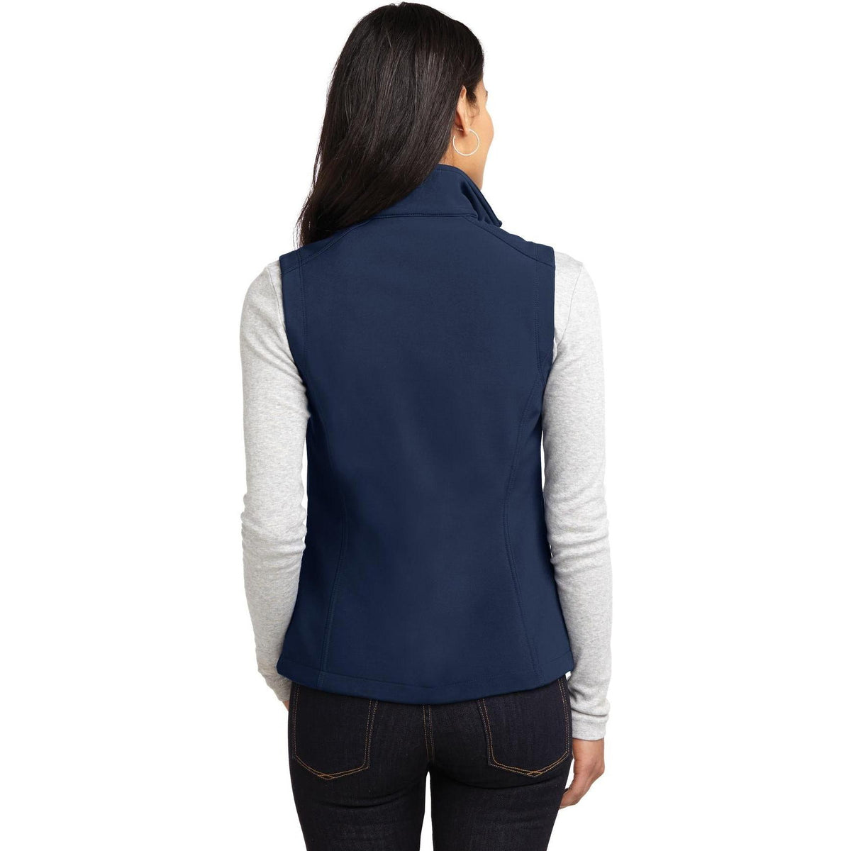 no-logo Port Authority Women's Core Soft Shell Vest-Vests-Port Authority-Thread Logic