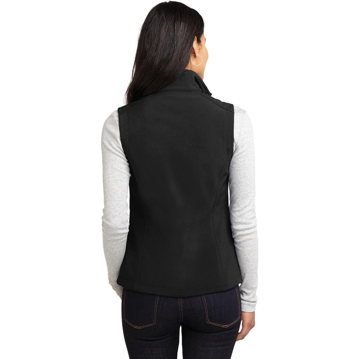 no-logo Port Authority Women's Core Soft Shell Vest-Vests-Port Authority-Thread Logic