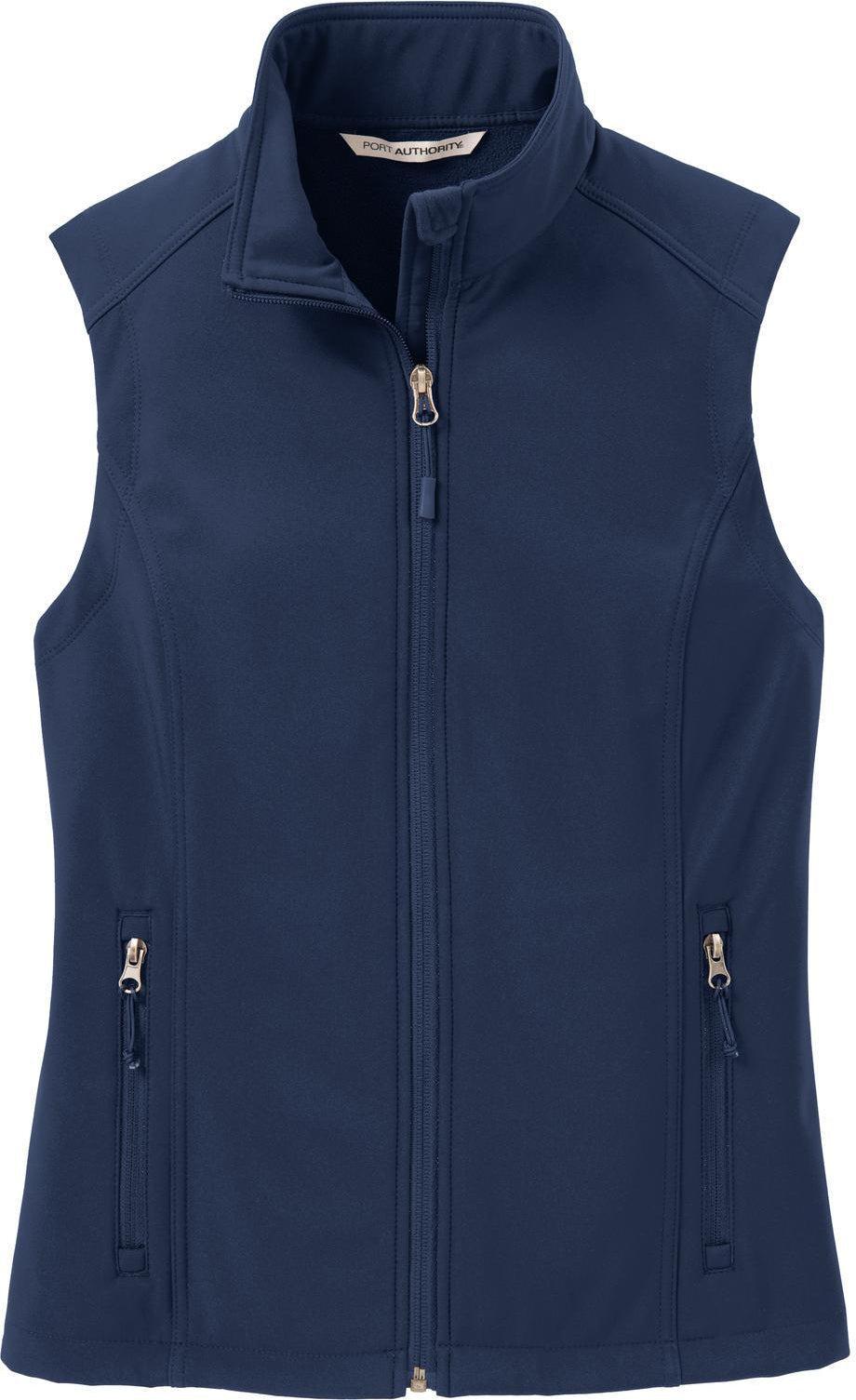 Port Authority L325 Ladies Core Soft Shell Vest - Black Port Authority L325 Ladies Core Soft Shell Vest - Black