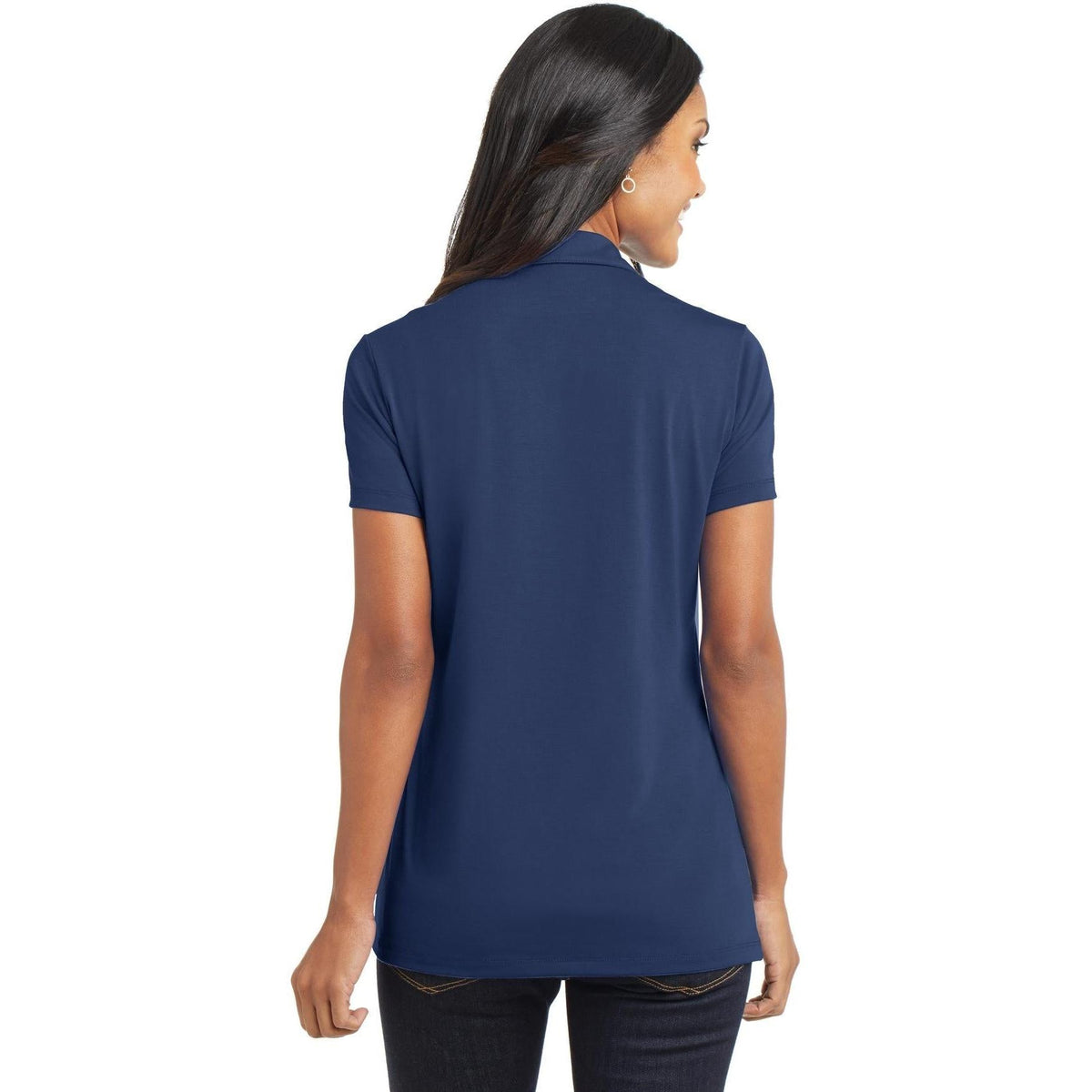 no-logo Port Authority Women's Cotton Touch Performance Polo-Regular-Port Authority-Thread Logic