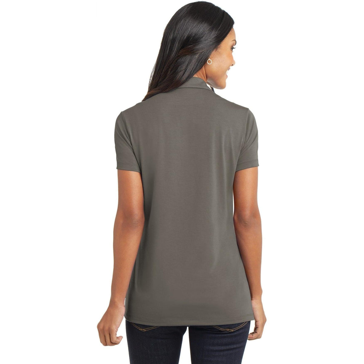 no-logo Port Authority Women's Cotton Touch Performance Polo-Regular-Port Authority-Thread Logic