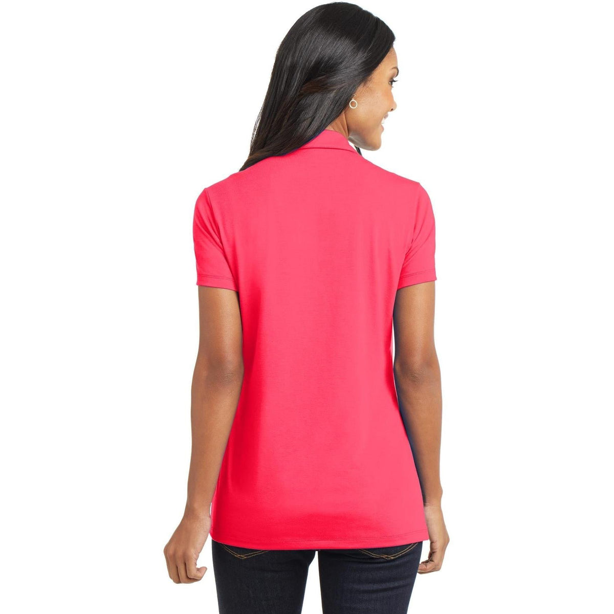 no-logo Port Authority Women's Cotton Touch Performance Polo-Regular-Port Authority-Thread Logic