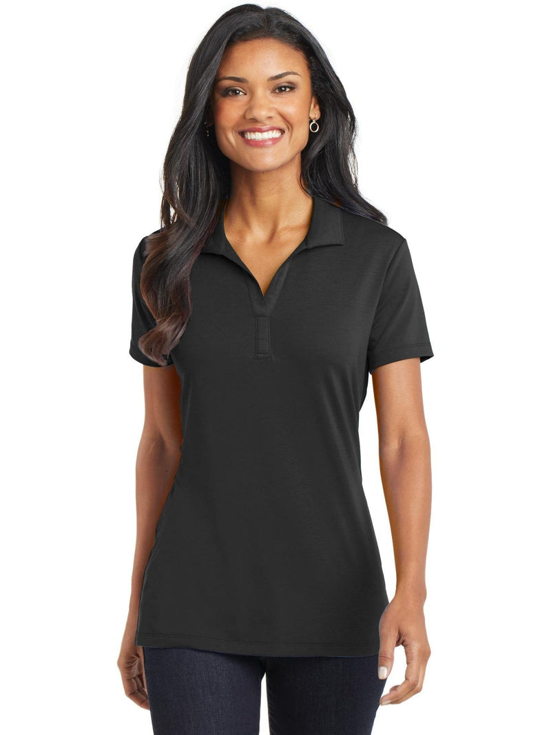 no-logo Port Authority Ladies Cotton Touch Performance Polo-Regular-Port Authority-Thread Logic