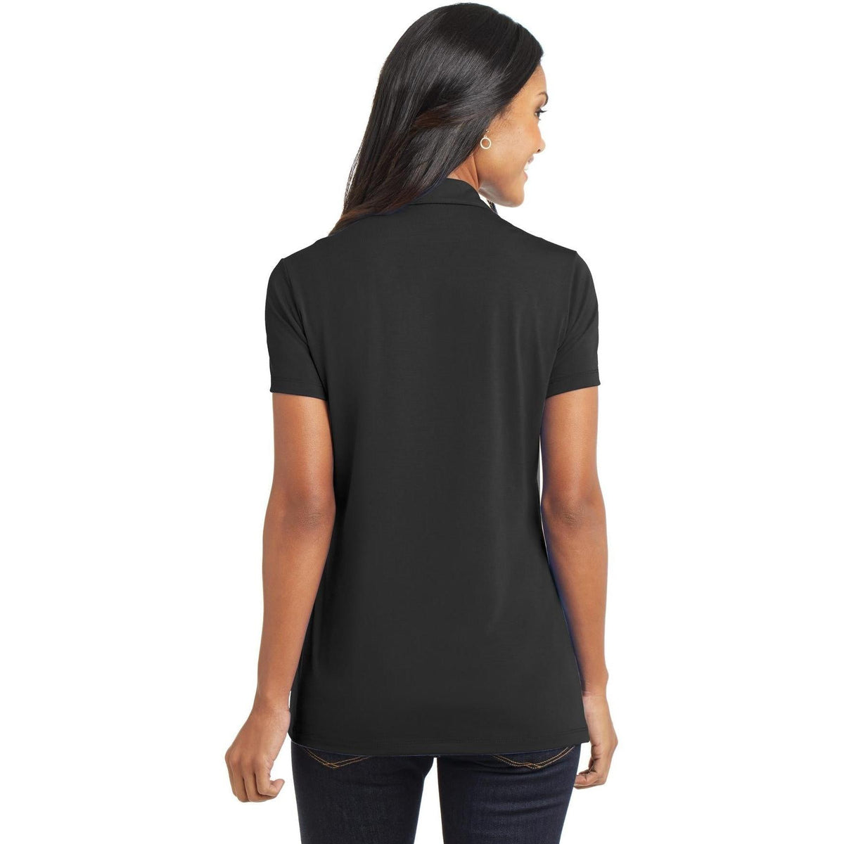 no-logo Port Authority Women's Cotton Touch Performance Polo-Regular-Port Authority-Thread Logic