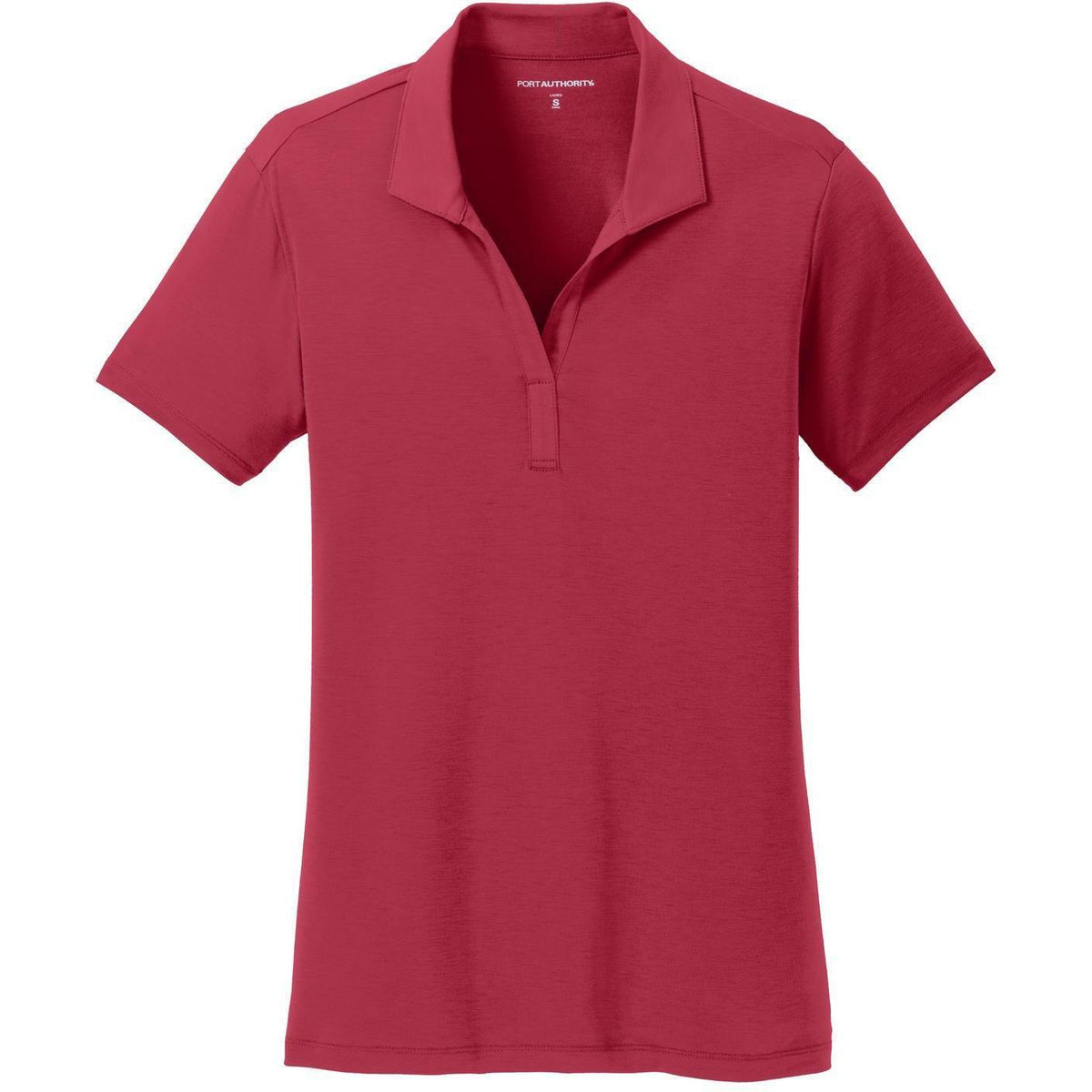 no-logo Port Authority Women's Cotton Touch Performance Polo-Regular-Port Authority-Chili Red-S-Thread Logic