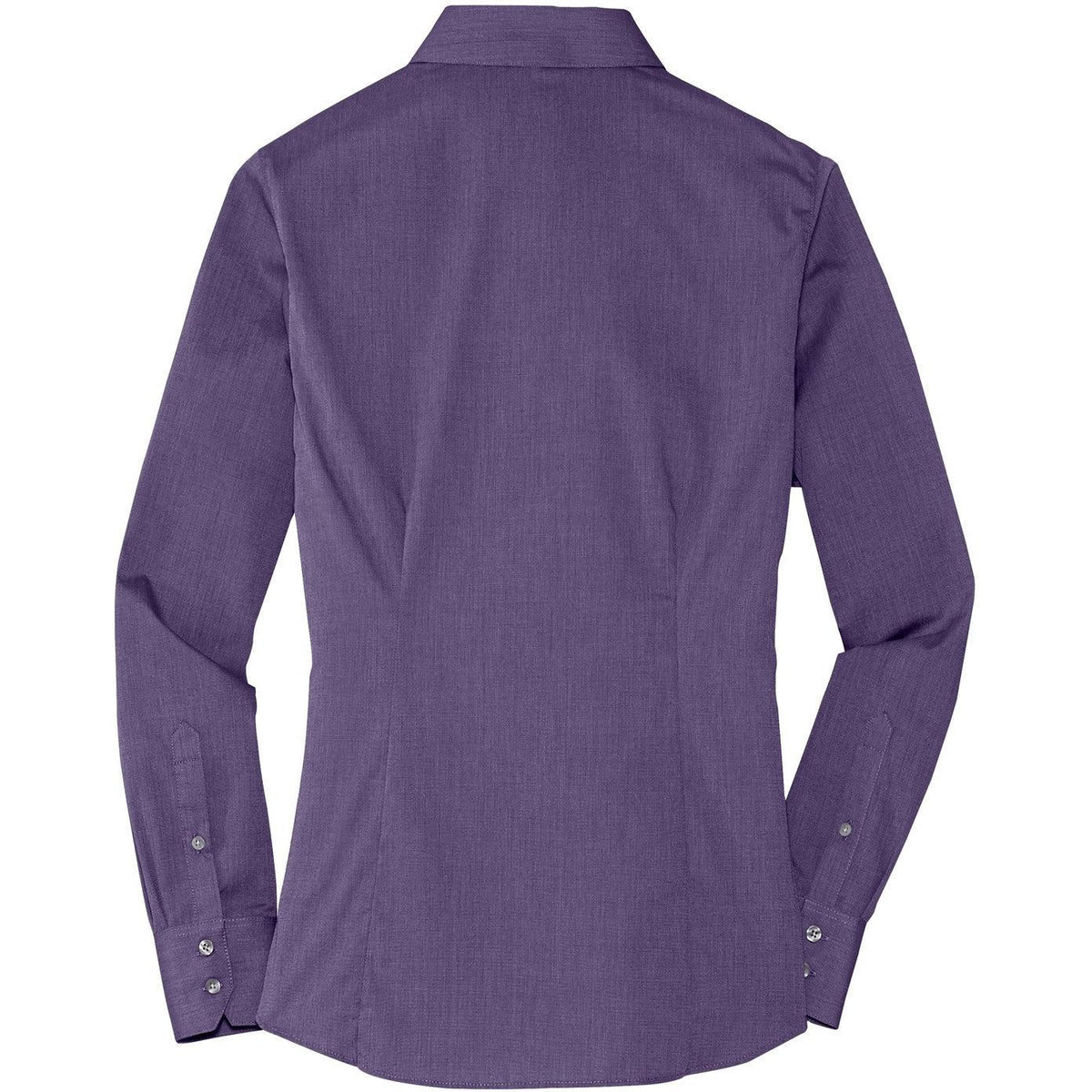 no-logo Port Authority Ladies Crosshatch Easy Care Shirt-Regular-Port Authority-Thread Logic