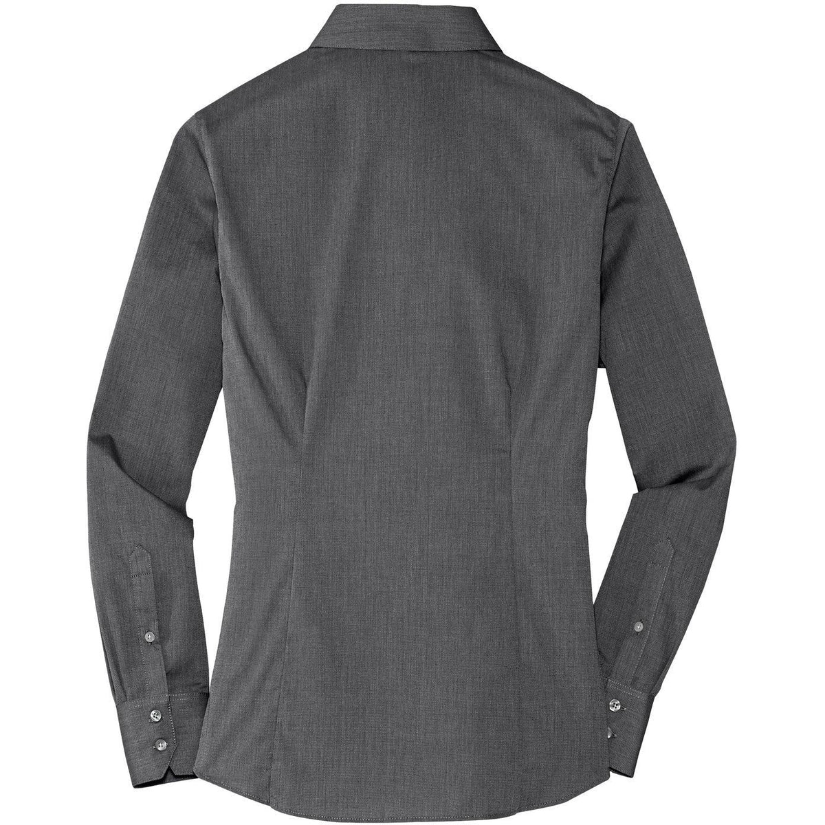 no-logo Port Authority Ladies Crosshatch Easy Care Shirt-Regular-Port Authority-Thread Logic